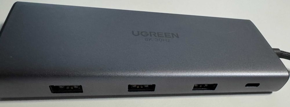 Hub UGREEN CM 639 10 w 1 ,USB-C 8K 30 Hz - nowy