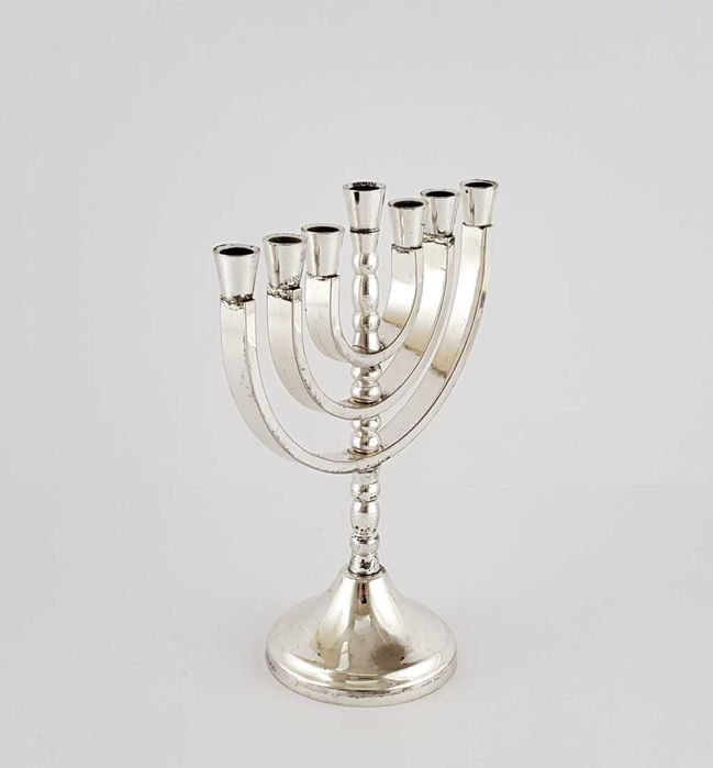 Menora platerowana srebrem KARSHI Jerusalem Warszawa Wawer • OLX.pl