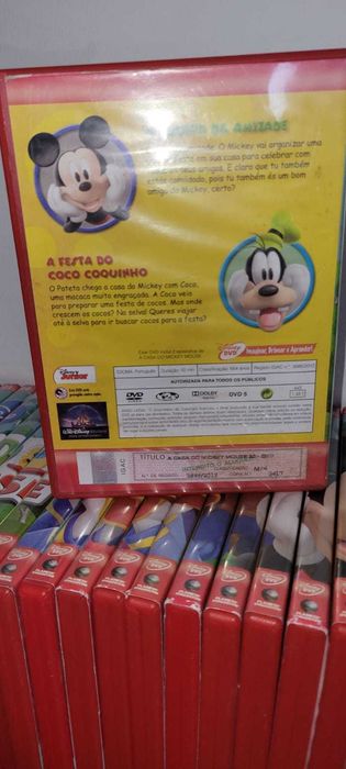 Coleção DVDs A Casa do Mickey Mouse - Planeta DeAgostini (Lote)