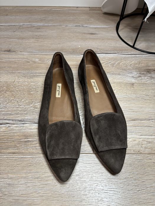 Eleganckie zamszowe baleriny / mokasyny Paul Green