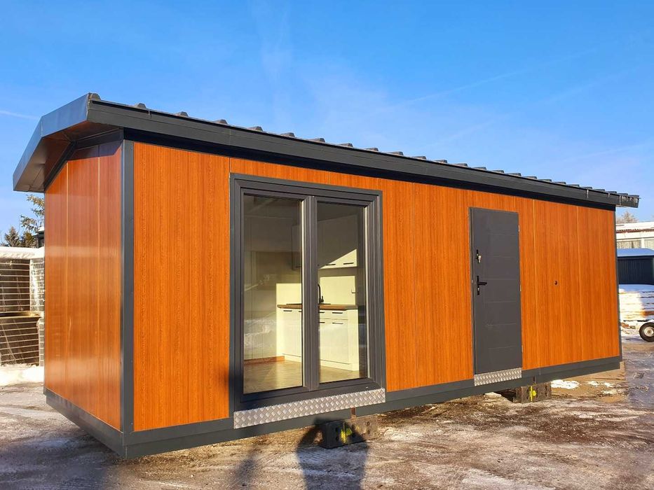 Kontener mieszkalny całoroczny, Domek mobilny, Domek letniskowy 24 m.