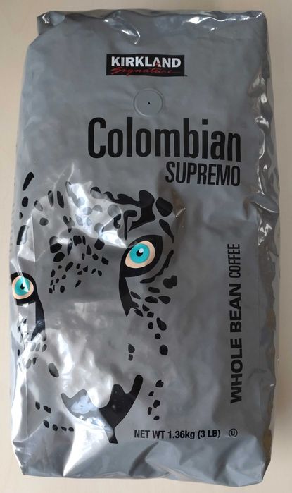 Kawa KIRKLAND Colombian Supremo 1,36 kg 100% Arabika