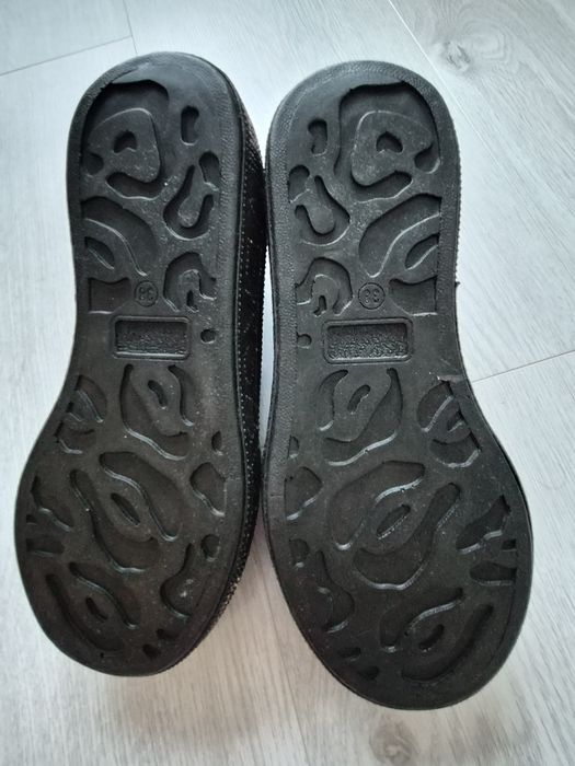 Buty czarne versace r.38 nowe wkl 24,5 cm