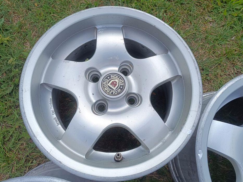 felgi aluminiowe 4x100 vw golf polo renault clio opel youngtimer 7x13 et25