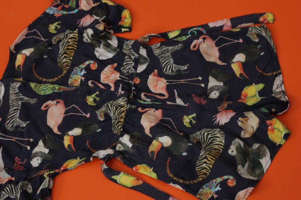 KATE MORGAN Studio H&M kombinezon nr 2 zwierzęta 9-10 L 134/140 BDB-