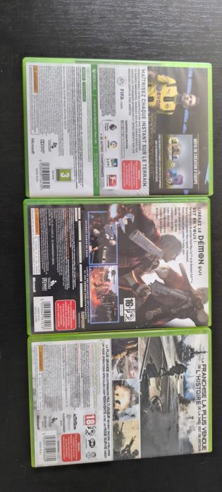 Devil may cry 4/Call of duty modern warfare 3/FIFA 17 Xbox 360