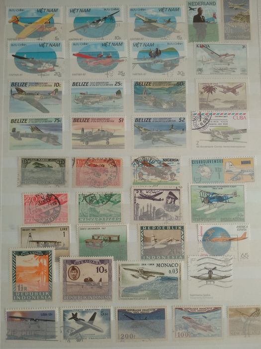 Selos Tematica Aviões