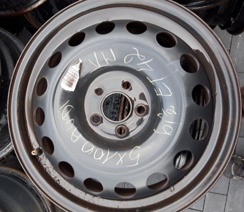 Felgi stalowe Stalówki R 16 5x100 otwór 57,1 VW Golf IV SEAT Skoda Aud