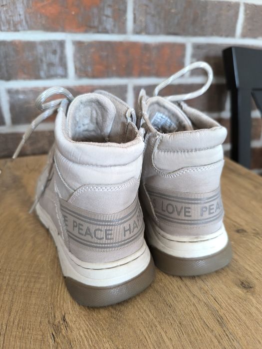 Buty skórzane zamszowe bama