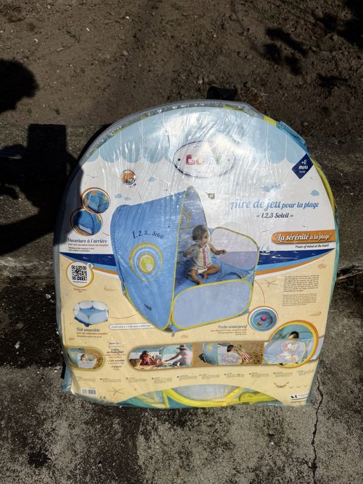 Tenda de Praia Bebé Ludi 1,2,3 Soleil – NOVA / SELADA