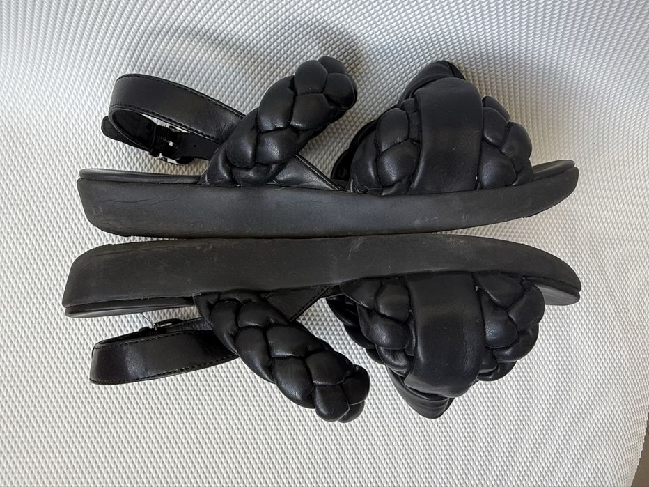 FltFlop czarne sandały plecionka 38