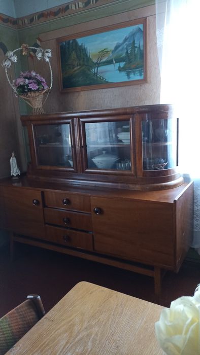 Kredens do salonu ,witryna + komoda