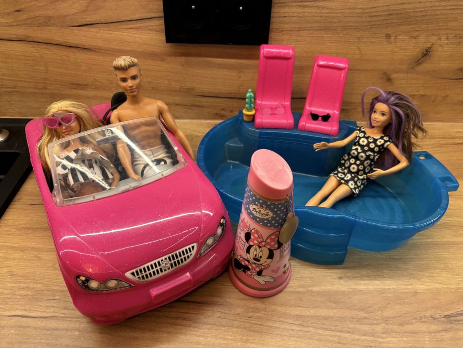 Barbie i Ken samochod i basen
