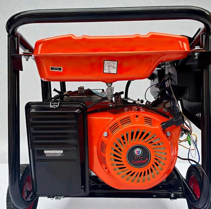 Бензиновий генератор LUOTIAN 6500 6,5 кВт однофазний мідна обмотка