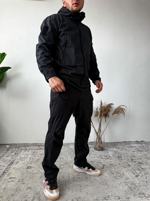 Чоловічий Костюм Soft Shell не утеплений графітовий