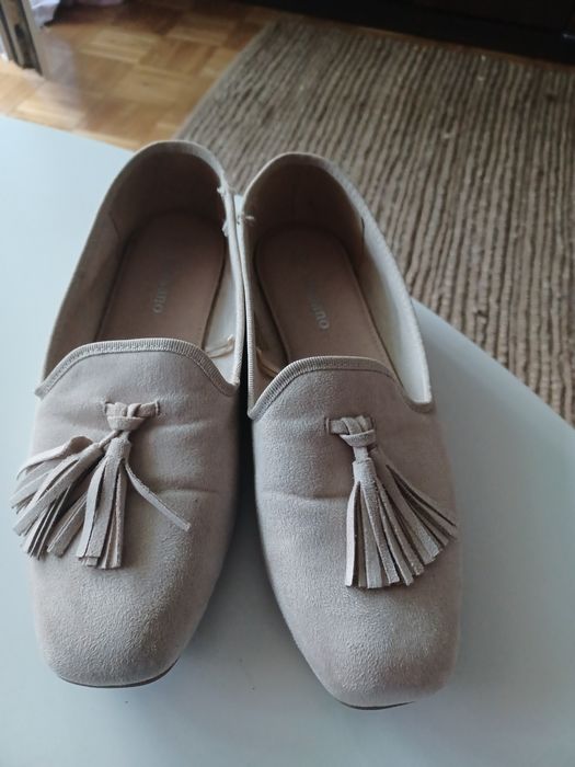 Beżowe baleriny Bassano, rozm.39