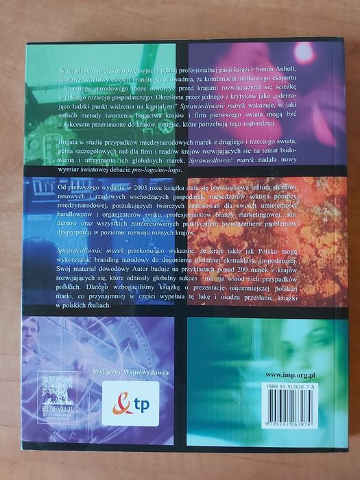 Sprawiedliwość marek. Simon Anholt UNIKAT