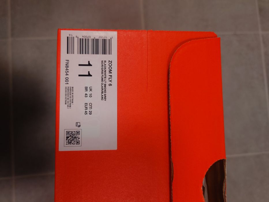 Nike Zoom Fly 6 Czarne