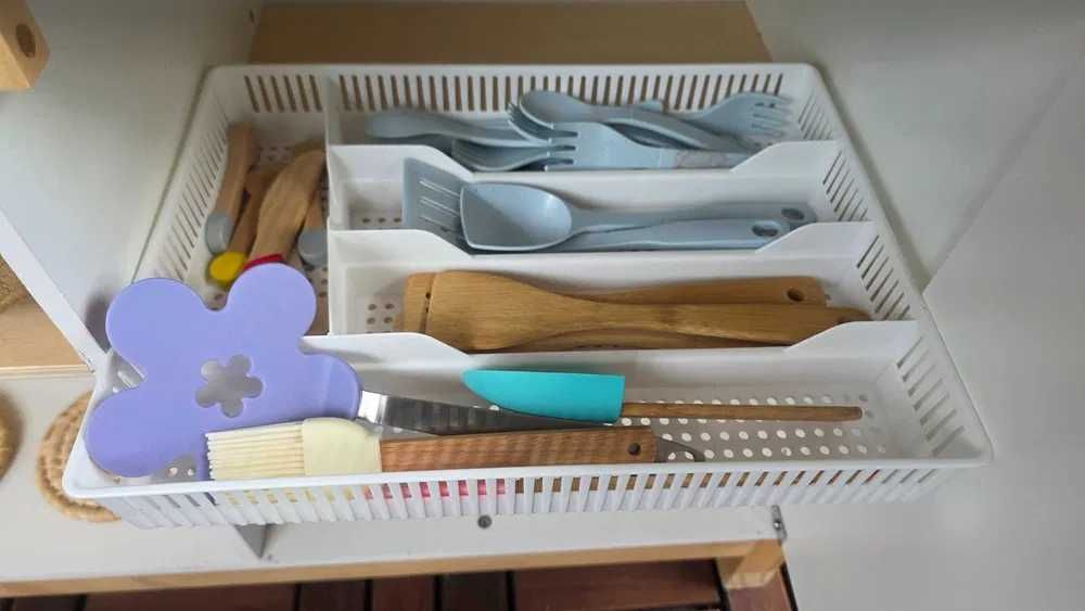 SUPER OKAZJA! Kuchnia drewniana MUSTERKIND + Ogromny zestaw akcesoriów