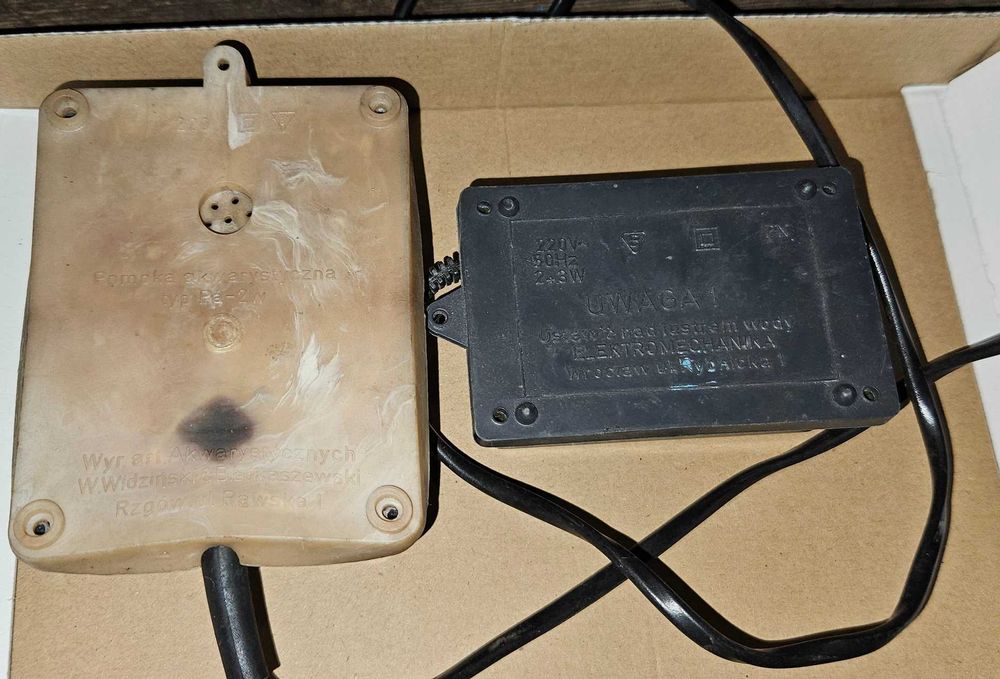 Pompka do akwarium, brzęczyk, napowietrzacz PRL, retro