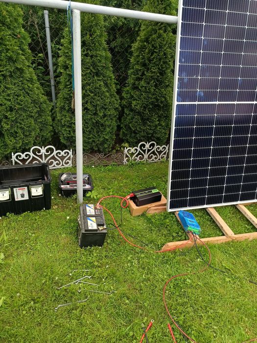 off-grid, zestaw solarny, prąd na działce