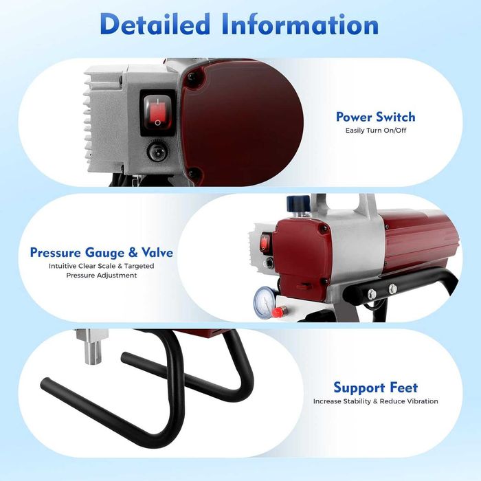 Maquina Airless 1800w NOVA