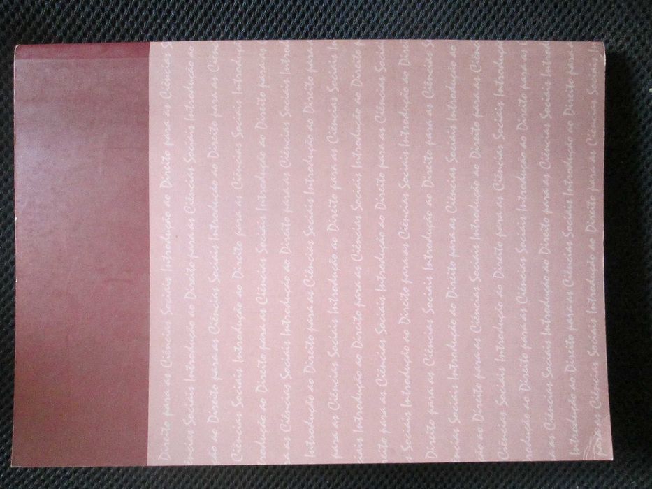 Introdução ao Direito para as Ciências Sociais