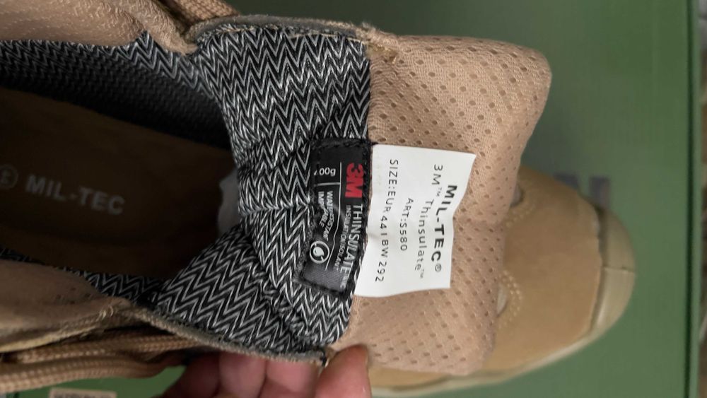 Черевики тактичні Берці ботинки взуття Mil Tec 44 3M зимові