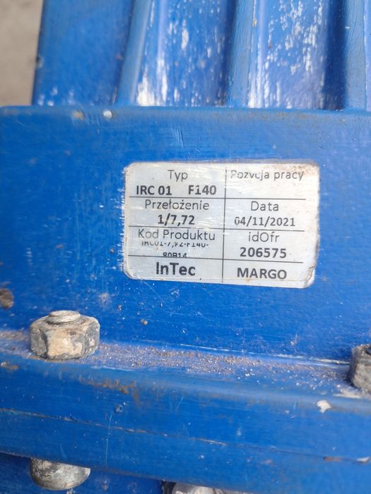 Okazja motoreduktor 0.55kw 181obr