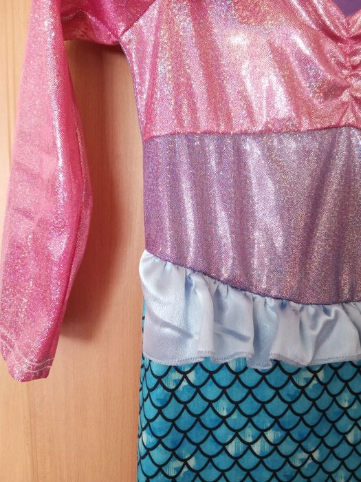 Vestido criança Sereia 7 anos