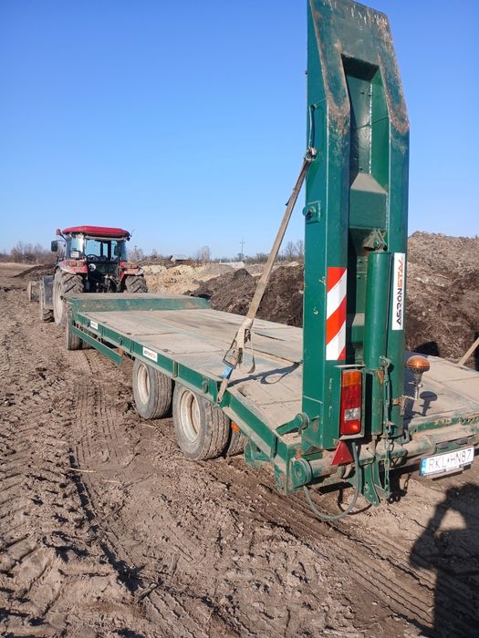 Przyczepa laweta niskopodwoziowa langendorf TUE 24/100 3 osiowa