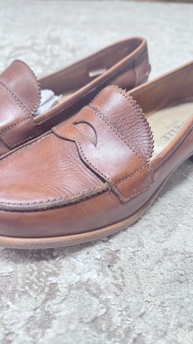 Лофери руді туфлі шкіра Італія