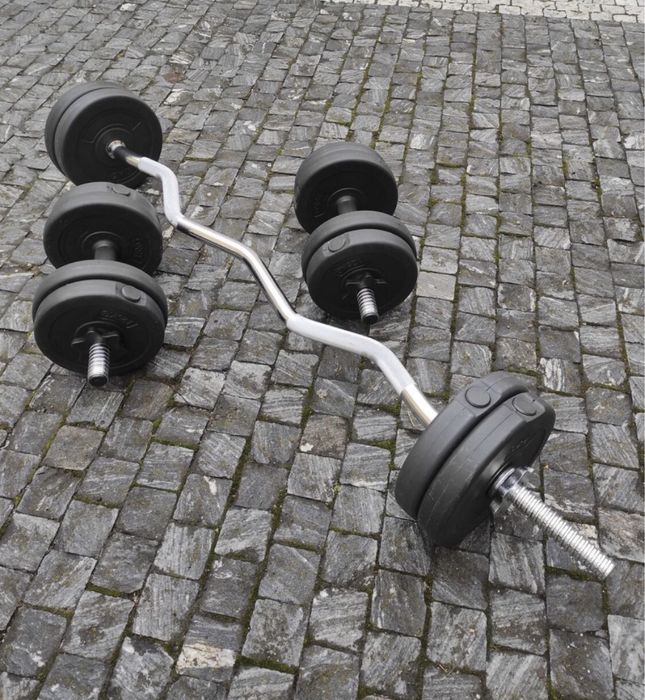 Скидка! Набор Гантели + Штанга 36 50 52 62 72 92 119 КГ