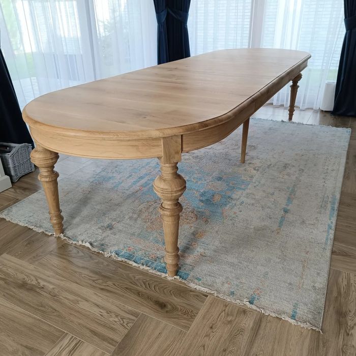 Stół dębowy rozkładany do 500 cm lity dąb