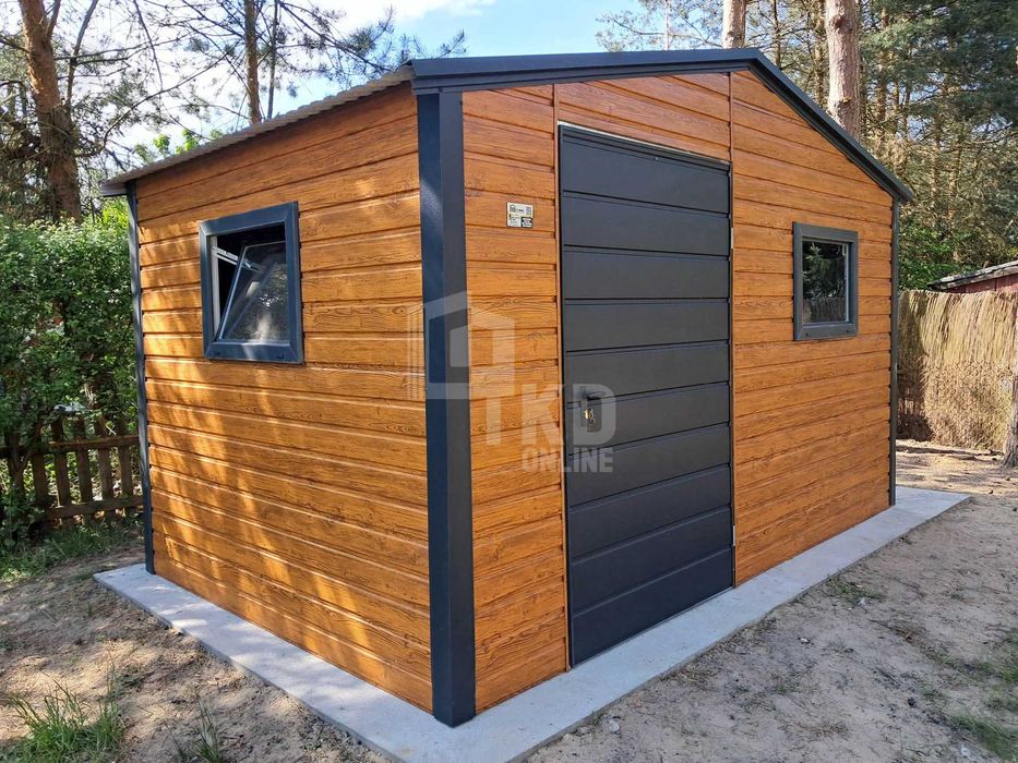 Schowek domek ogrodowy 3x2m - drzwi - 2x okno  dach dwuspadowy TKD368