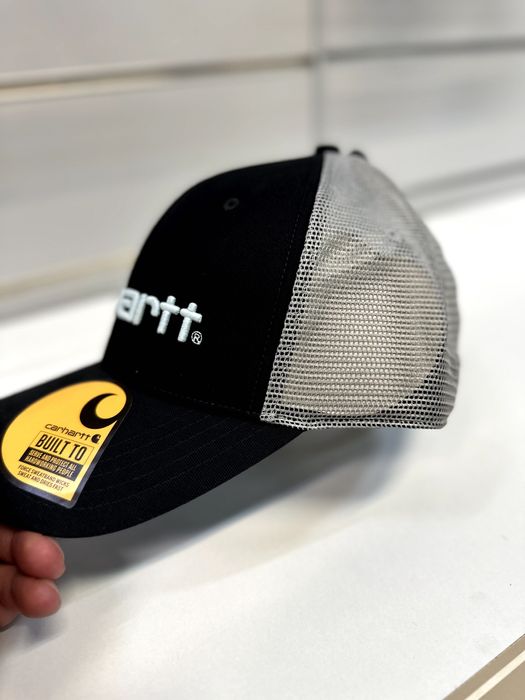 czapka carhartt trucker canvas black uniwersalna