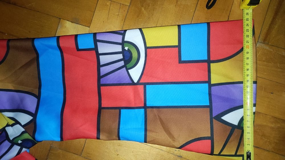 Пальто кардиган кольоровий