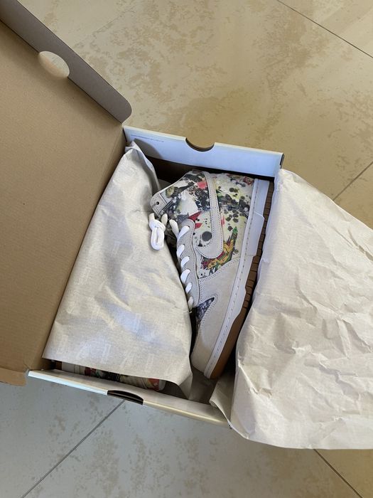 Кроссовки Supreme Nike SB Dunk High Pro Rammellzee Оригинал