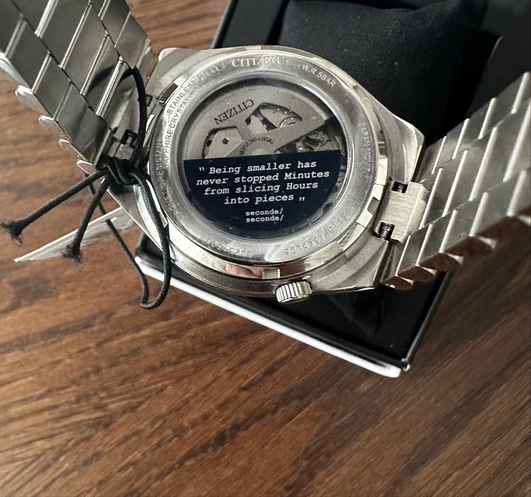Citizen Tsuyosa Seconde x Seconde - edicao limitada