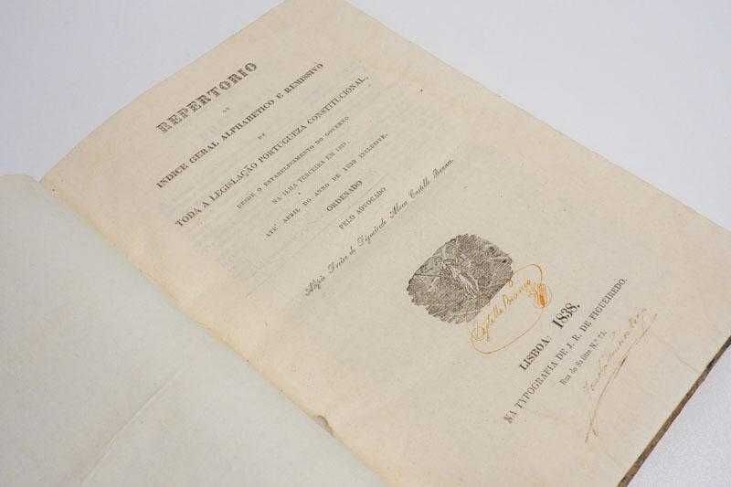 Repertório geral ou índice alphabetico e remissivo de toda a legislaçã