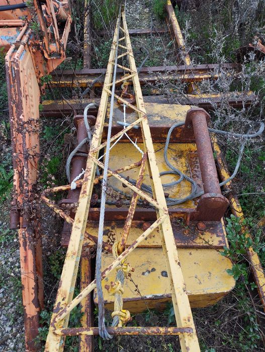 Empilhador 4x4 multifunções,retro, Grua, pá carregadora