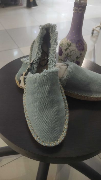 Джинсові еспадріл'ї Зара