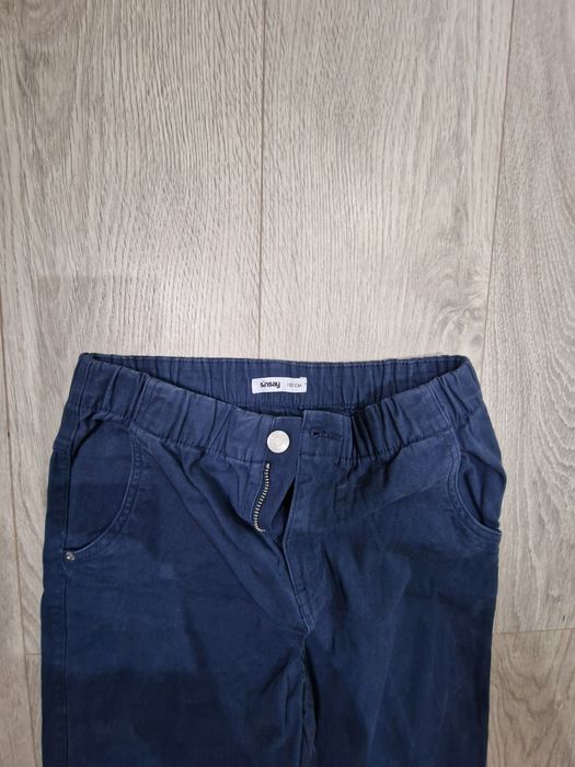 Granatowe spodnie sinsey 152cm