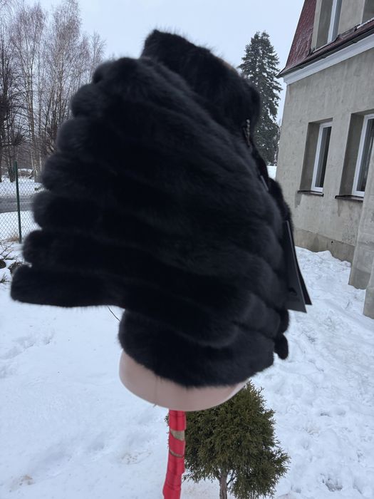 Futro bolero z norka