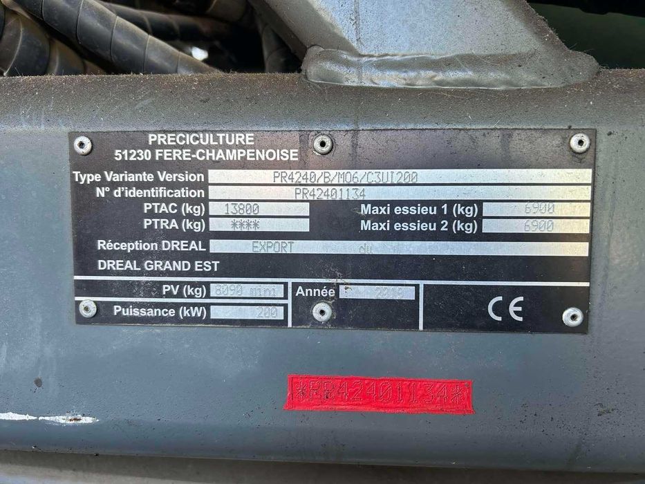 Самохідний обприскувач Berthoud Raptor 4240 HVH