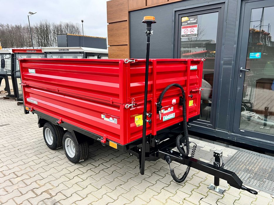 Przyczepka przyczepa ogrodowa budowlana 1.5 -2.5T +Kiper TANdem -RATY