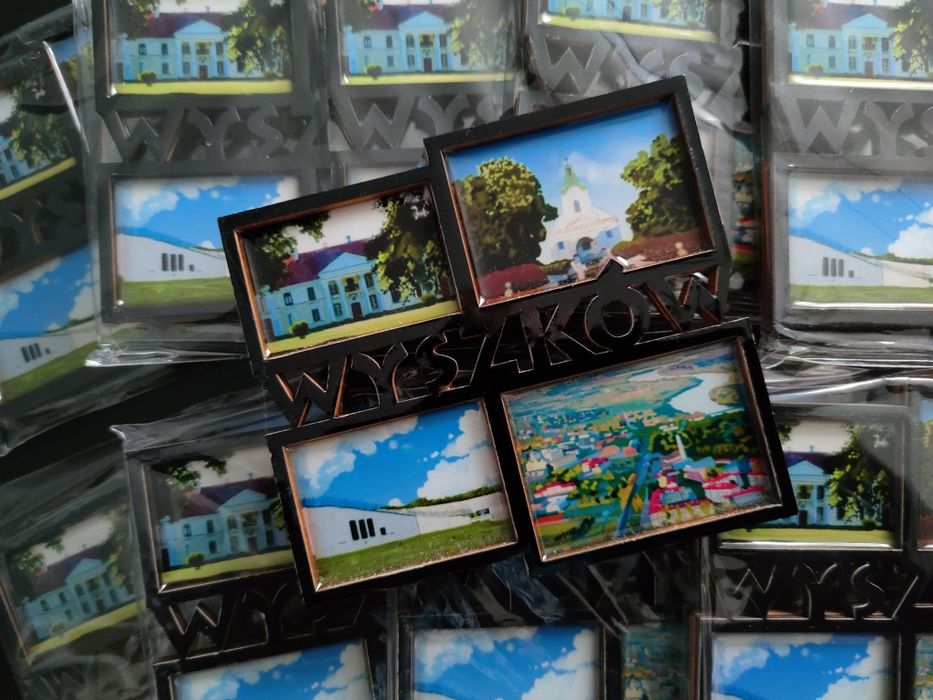 Magnes na lodówkę Wyszków 4 częściowy