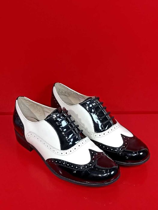 Кожаные женские туфли броги Clarks Оригинал