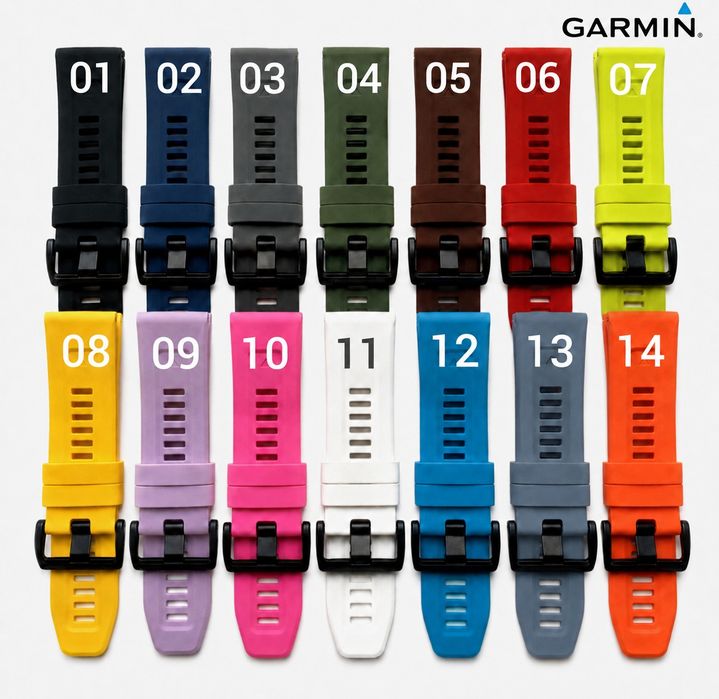 Силіконовий ремінець Soft Touch для  годинника Garmin Fenix 22,26 мм.