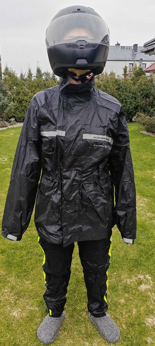 Kurtka i spodnie przeciwdeszczowe na motor firmy Kappa rozm. S